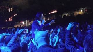 Nick Cave Ventures into the Audience to sing the Weeping Song