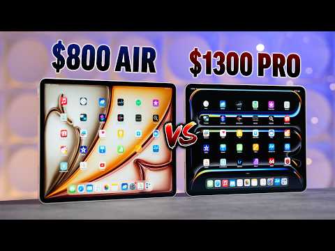 M4 iPad Pro 13" vs 13" Air: DON'T Make the WRONG Choice!