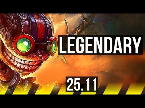 ZIGGS & Senna vs SMOLDER & Pyke (ADC) | Legendary, 500+ games | KR Master | 25.11