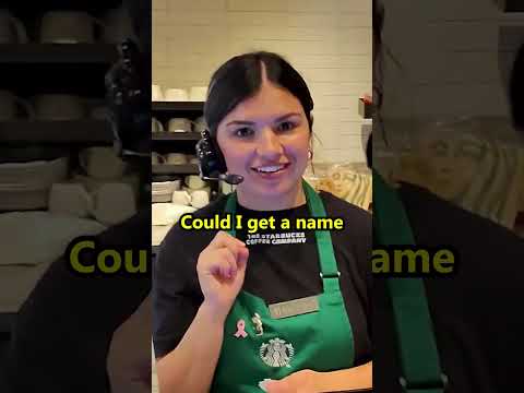 This Starbucks Interaction Was Completely One-Sided 😅 #comedy #viral