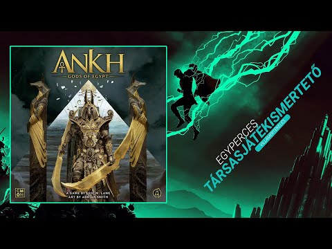 #351. Ankh: Egyiptom istenei | Egyperces társasjátékismertető - Game-Obscura