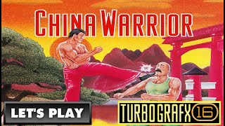 LET'S PLAY: CHINA WARRIOR (TURBOGRAFX - With Commentary)