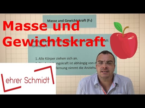Masse und Gewichtskraft | Mechanik | Physik | Lehrerschmidt