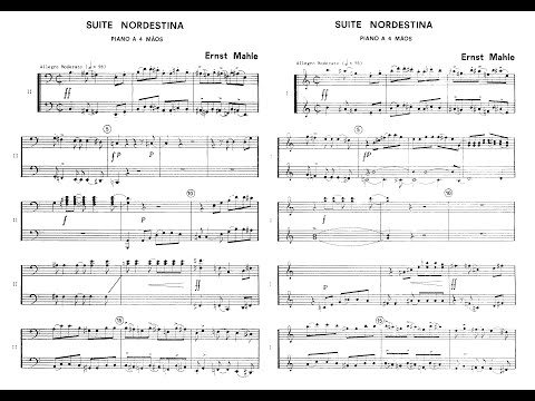 Ernst Mahle - Suíte nordestina (Angela Volcov e Lidia Bazarian, piano a 4 mãos)