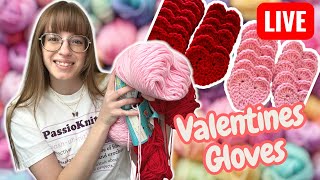 Trying Heart Fingerless Gloves LIVE 1/21/26