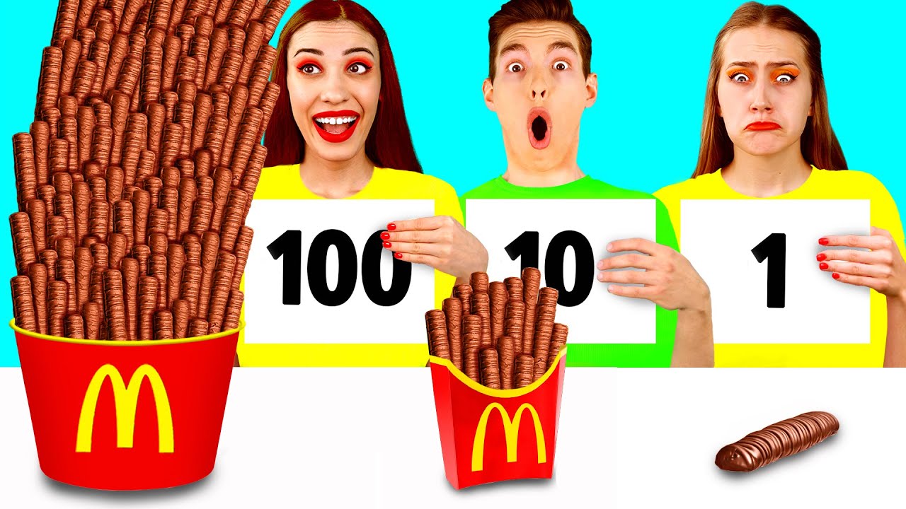 100個重ねフードチャレンジ | キッチン戦争 RaPaPa Challenge