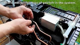 R-152A is the cheapest refill for your dehumidifier, no HVAC license needed to get the gas