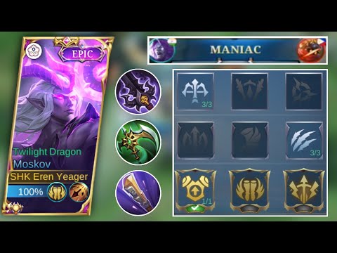STRONGEST MARKSMAN MOSKOV! MOSKOV BEST BUILD 2023 | MOBILE LEGENDS