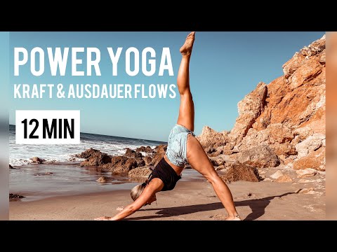 POWER YOGA FLOW I FULL BODY AUSDAUER  + KRAFT POWERYOGA I 12 MIN I #poweryoga #yogaflow WORKOUT