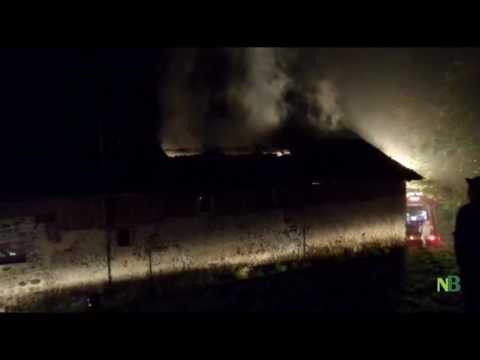 Newsbiella: Graglia, brucia un tetto in Regione Cisalei