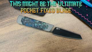 This is the a the best pocket fixed blade out so far in 2026, this is the Kizer Hallow