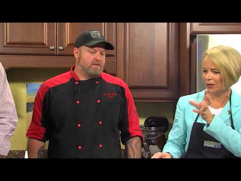 Roasted Pork Loin with Apples and Onions with Burns Catering