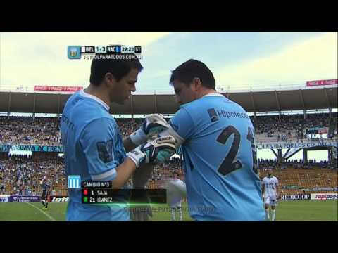 ¿Problemas en el arco?. Belgrano 1 - Racing 4. Fecha 9. Primera 2014. FPT.