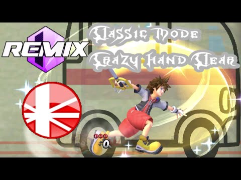 Project M Ex Remix 0.95b - Classic Mode on Intense with Sora (Crazy Hand Clear)