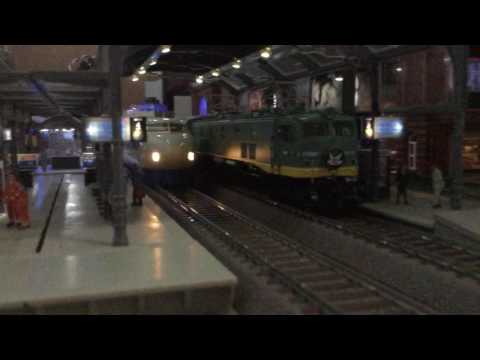 HO station diorama Japan fictional - Super Express 'Hikari'