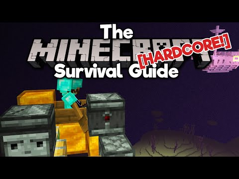 Pixlriffs - Crossing The Void On A Flying Machine! ▫ The Hardcore Survival Guide [Ep.16] ▫ Minecraft 1.17