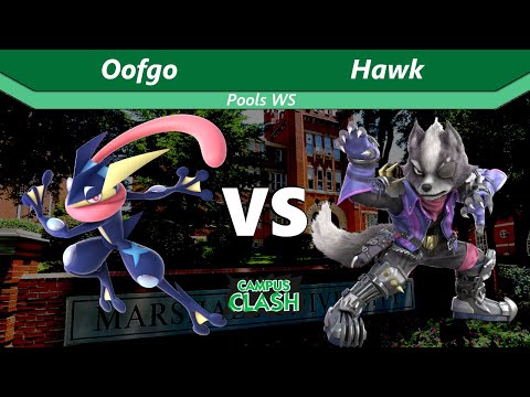 Campus Clash Fall 2022 - Oofgo (Greninja) vs Hawk (Wolf) - Pools WS - SSBU