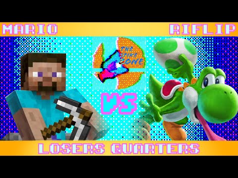 DS | Mario (Steve) vs Riflip (Yoshi) - The Spike Zone 15 Losers Quarters