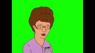 Peggy Hill "he was not broken, just gay, very very gay" King of the Hill green screen