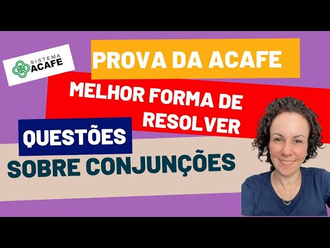 ACAFE TEST: THE BEST WAY TO SOLVE CONJUNCTION QUESTIONS