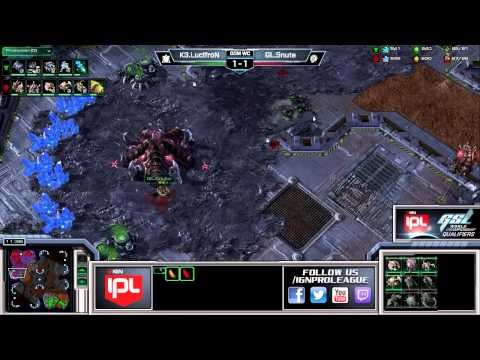 Lucifron vs Snute - GSL World Championship EU Qualifier - Game 3
