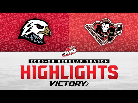 Portland Winterhawks at Calgary Hitmen 10/13 | WHL Highlights 2025-26
