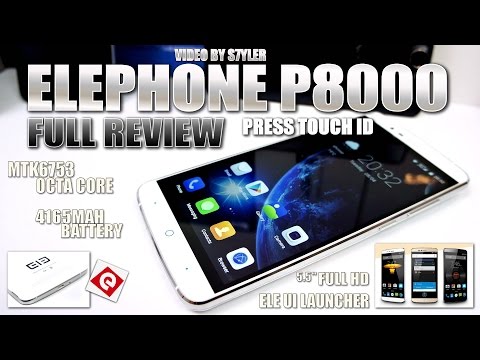 Elephone P8000 (Review) 4165mAh, Touch ID - Video by s7yler