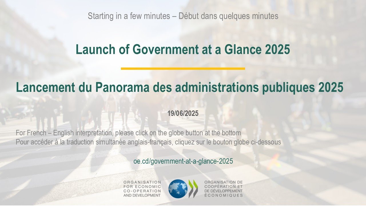 Lancement du Panorama des administrations publiques 2025