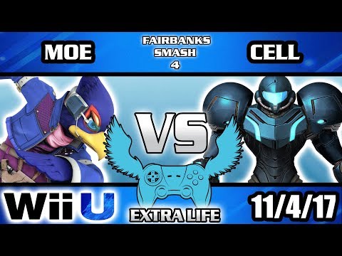 Fairbanks Smash 4: Moe (Falco) vs Cell (Samus) Extra Life 2017