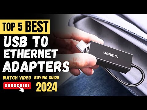 uni USB C to Ethernet Adapter, Driver Free RJ45 to USB C [Thunderbolt 3/4 Compatible], 1Gbps Type-C Gigabit Ethernet LAN Network Adapter for MacBook Pro/Air, iPhone 15 Pro/Max, Dell XPS, Galaxy S8-S24 video review thumbnail