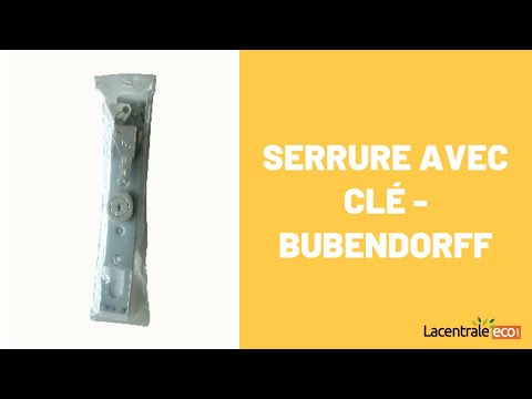 Serrure avec clé même variure - Bubendorff