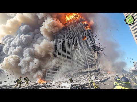 Extreme Dangerous Building Demolition Compilation | Amazing Dangerous Crane Operator Skills #21