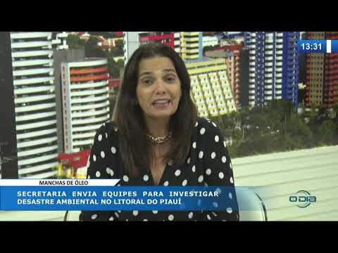 O DIA NEWS 16 10  SaÌdia Castro (sec. SEMAR) - Desastre ambiental no litoral piauiense