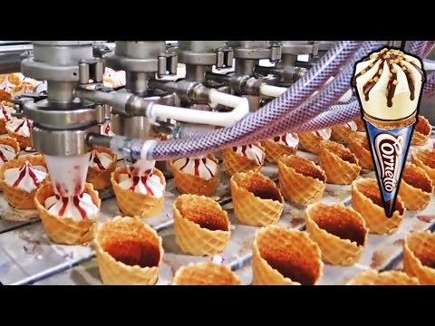 COMO se HACEN los CONOS de HELADO🍦en las FÁBRICAS