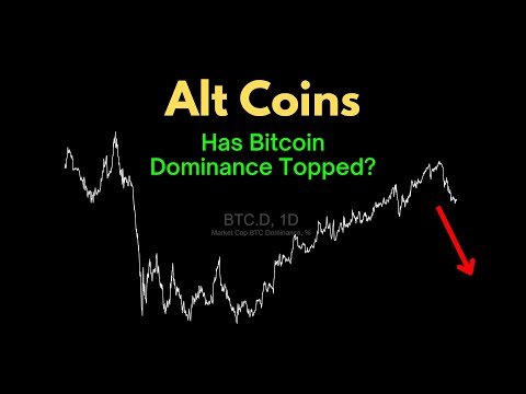 Alt Coins: Has Bitcoin Dominance Topped?
