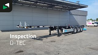 D-Tec VCC-01 3 axles NEW Liftachse Multi' 45ft Liftachse container chassis semi-trailer for sale - Image 4 | Autoline IN New D-Tec VCC-01 3 axles NEW Liftachse Multi' 45ft Liftachse container chassis semi-trailer | Image 4 - Autoline