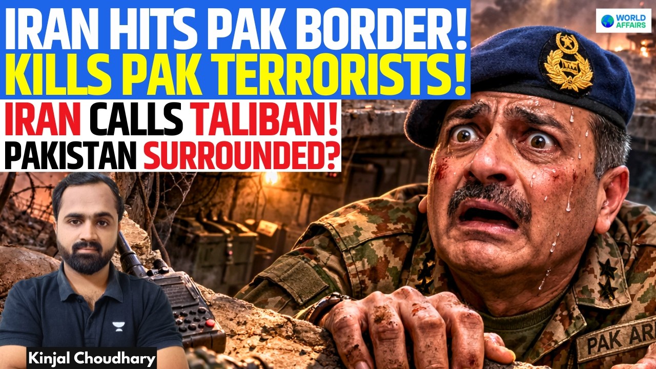 IRAN Hits Pak Border, Pakistani Terrorists Neutralized! Contacts Taliban - Pak Encircled? | Kinjal