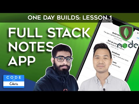 Full Stack iOS Notes App - Setting up Database and Web Server (Lesson 1)
