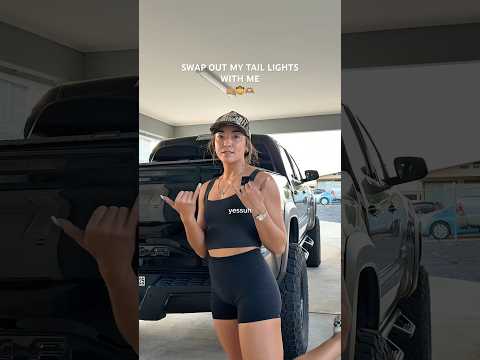 TOYOTA TACOMA TAIL LIGHT SWAP #tacoma #tacomamods #taillights #truckgirl #liftedtrucks #hawaii