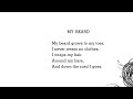 My Beard. A Poem by Shel Silverstein from Where the Sidewalk Ends.