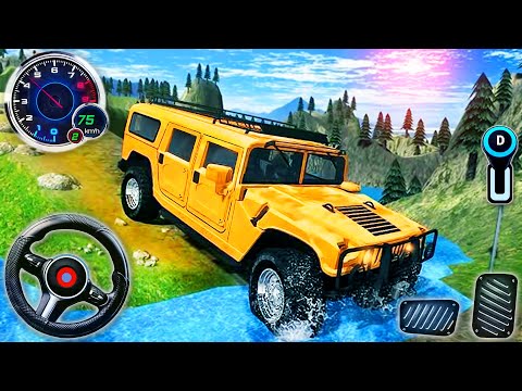 SUV Hammer Hill Driving - Top Offroad Simulator : 4x4 Jeep Mountain Drive - Android GamePlay
