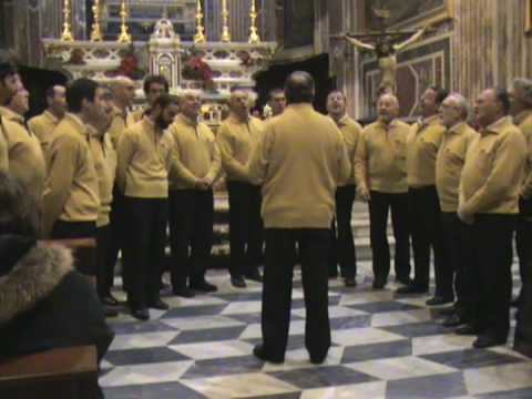 I ricordi della sera (Quartetto Cetra) a cappella - Coro Mongioje Imperia