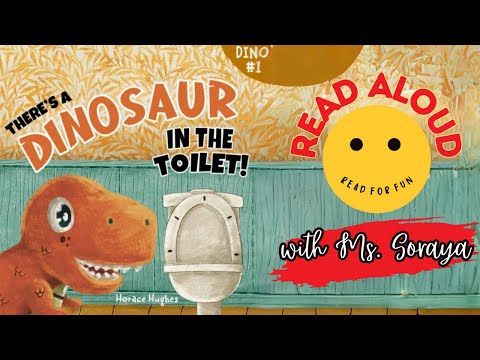 Read Aloud for Kids | There's a Dinosaur in the Toilet! | Funny Rhyming Read Aloud | Read For Fun