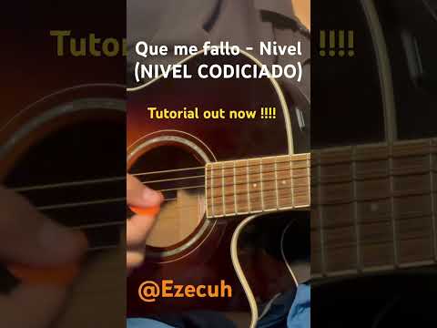 Que me fallo - Nivel (NIVEL CODICIADO) #corridos #guitarhowto #cover #guitar #music