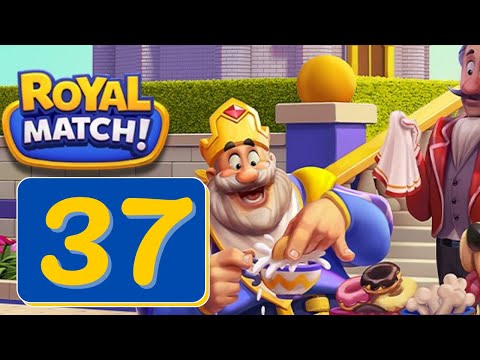 Royal Match - Area 37 - Movie Set - Gameplay