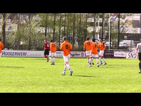 4 mei 2013 Olympia A1 - VV De Meern A1 com 0-4 Doelpunt Mitchell