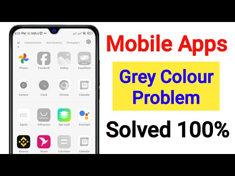 Mobile Apps Grey Colour Problem Solved 2025 || How to Fix Mobile App Grey Colour Problem