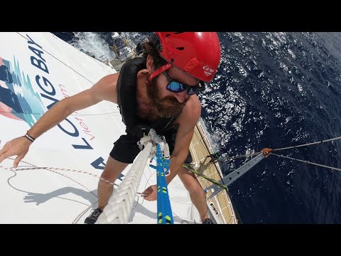 Racing routine from the middle of the Atlantic Ocean - Ep102 - The Sailing Frenchman