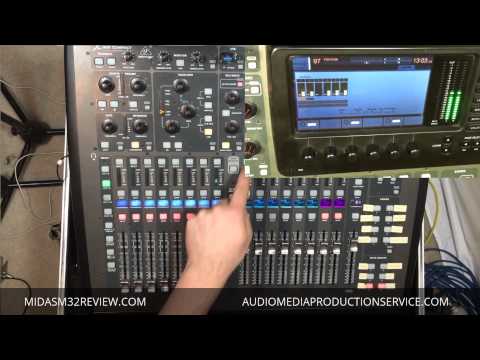 Midas M32 / Behringer X32 - Subgroups