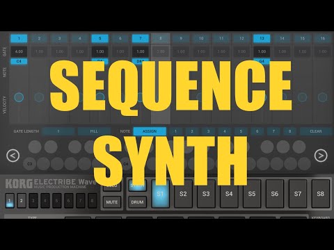 Korg Electribe Wave - Tutorial: Exploring the app Part 4, Sequence Synth